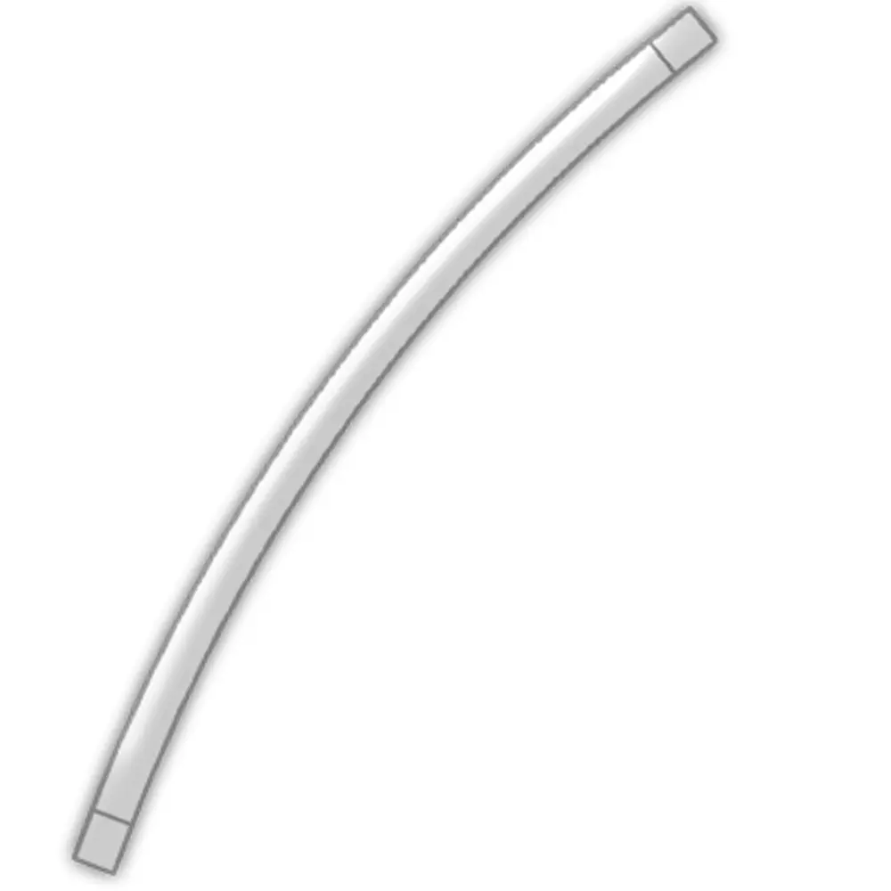 1-1/2" 30° PVC Plain End Elbow, Schedule 40, 36" Radius