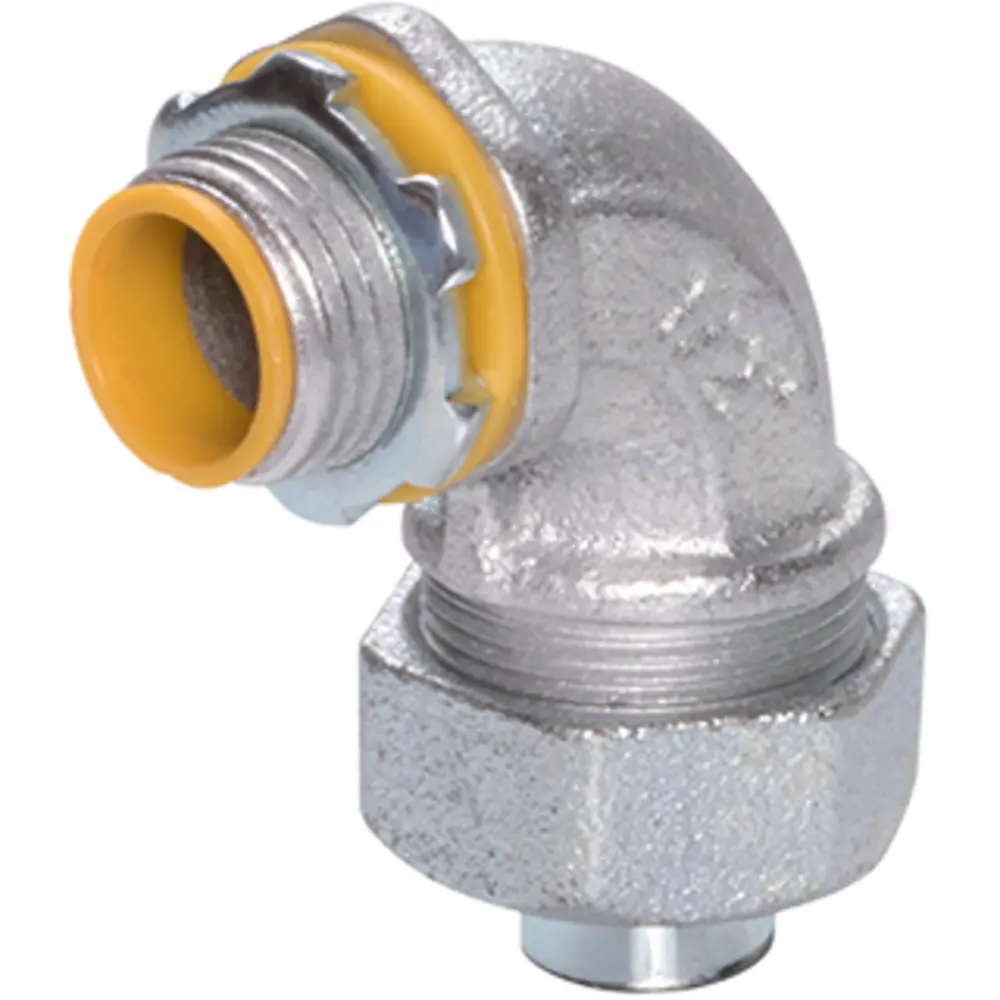 1-1/2" 45° Liquid-Tight Connector, Malleable Iron