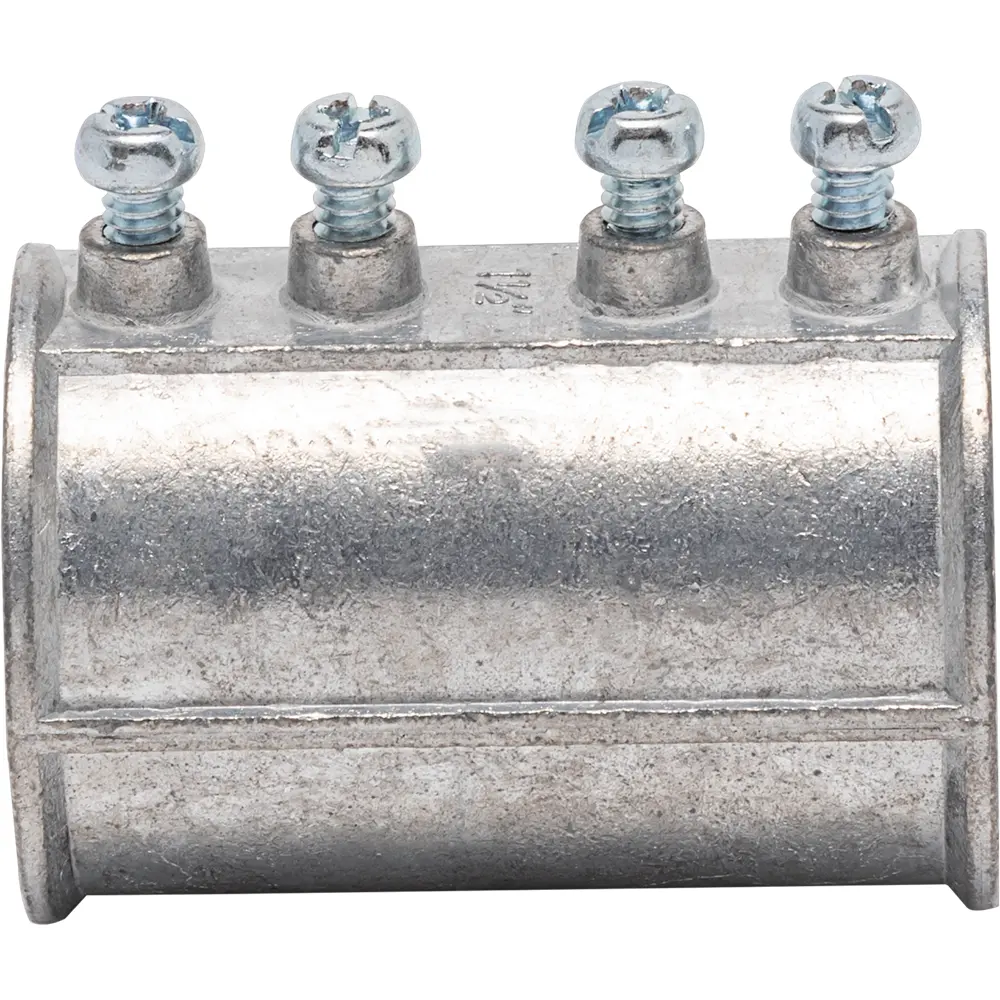 1-1/2" EMT Set Screw Coupling, Zinc Die Cast