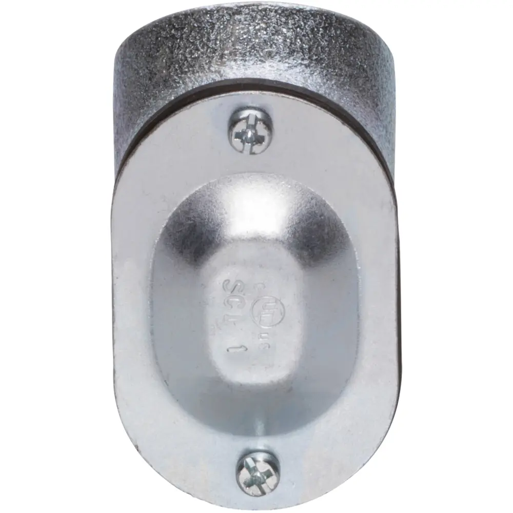 1-1/2 in. 90° Female - Female Rigid Pull Elbow, Malleable Iron