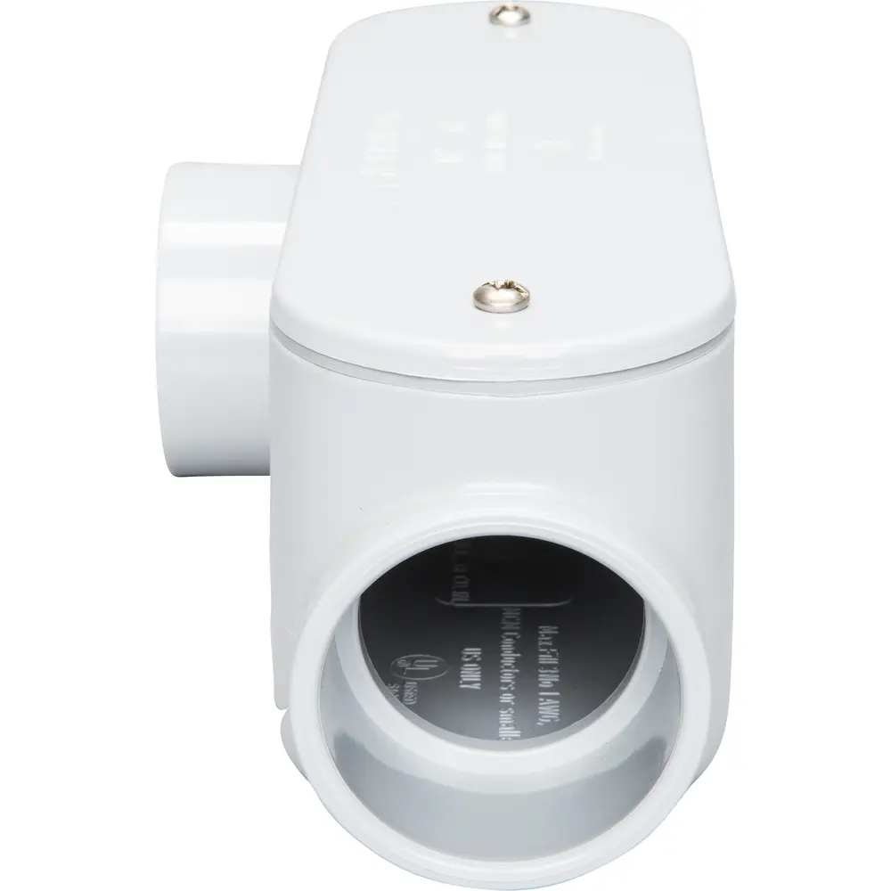 1-1/2 in. LR, PVC Conduit Body 2 1-1/2 in. LR, PVC Conduit Body