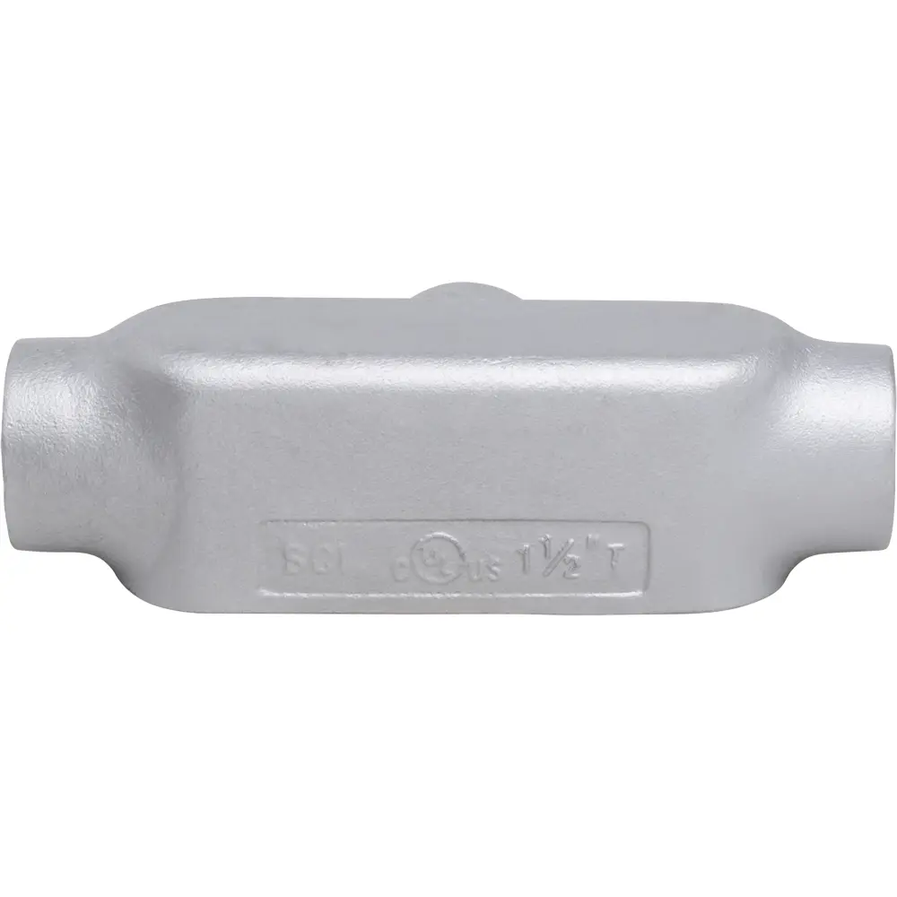 1-1/2 in. T, Conduit Body, Malleable Iron