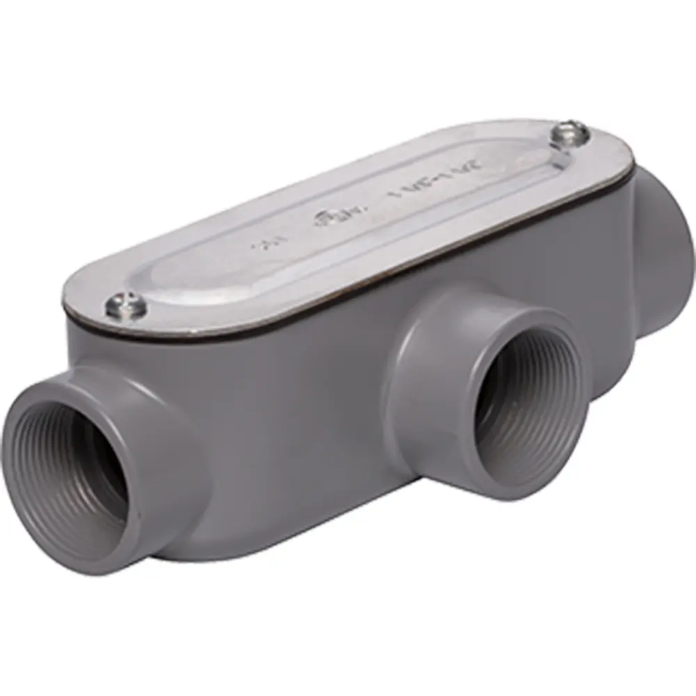 1-1/2 in. T, Conduit Body w/ Cover & Gasket, Aluminum 3 1-1/2 in. T, Conduit Body w/ Cover & Gasket, Aluminum