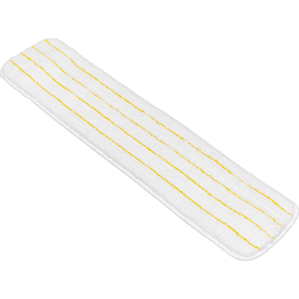 24" Easy Shine Applicator Pad, White w/ Yellow Stripes