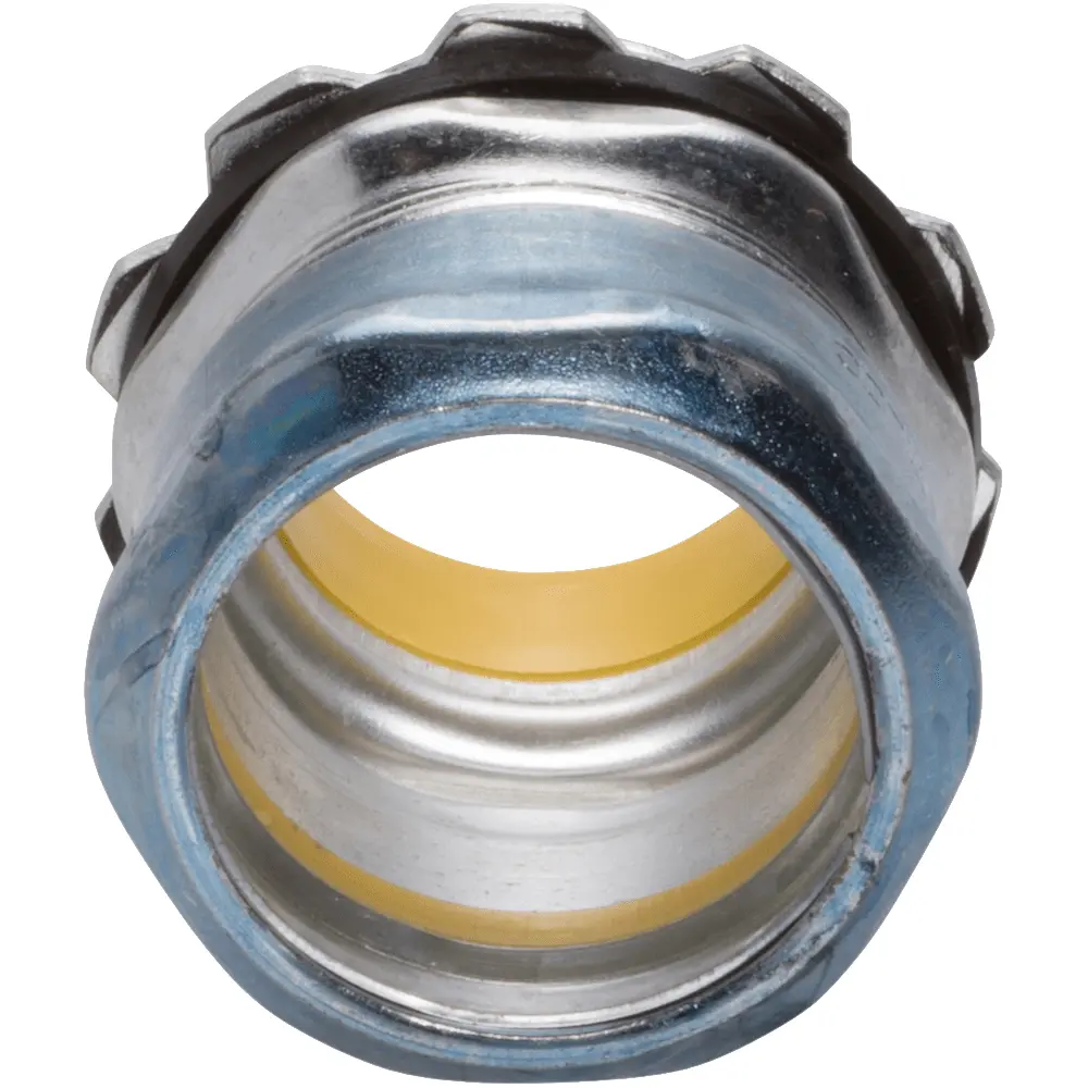 1-1/2" Steel Rain Tight Compression Connector w/ Insulated Throat