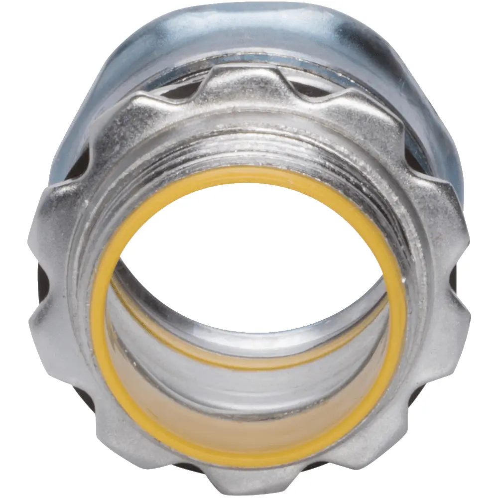 1-1/2" Steel Rain Tight Compression Connector w/ Insulated Throat