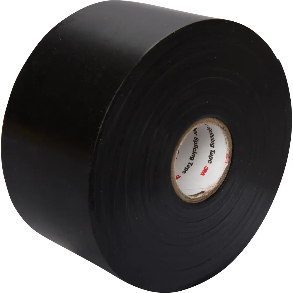 2" x 30' Scotch® Linerless Rubber Splicing Tape 130C, Black