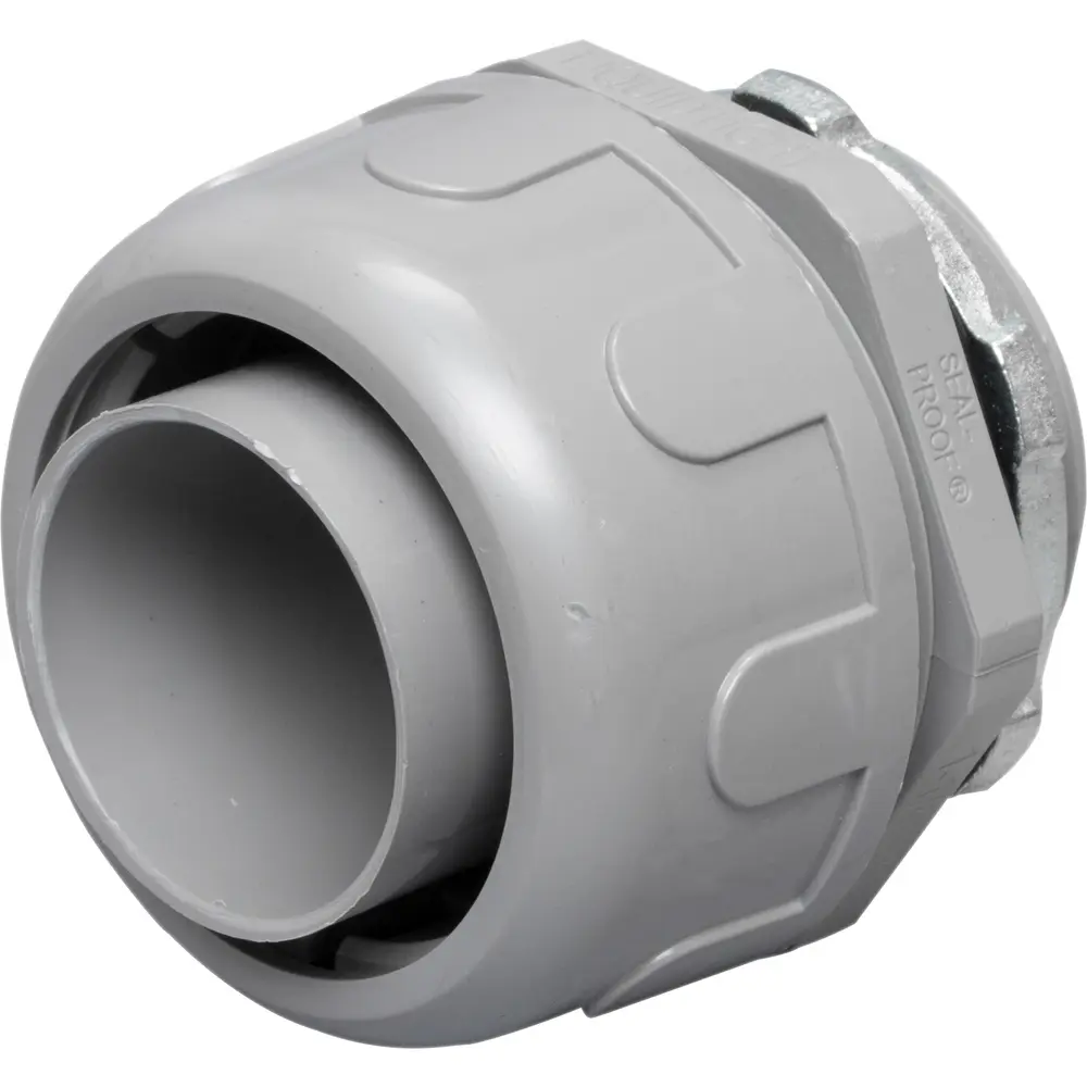 1-1/4" 2-Piece Straight Connector