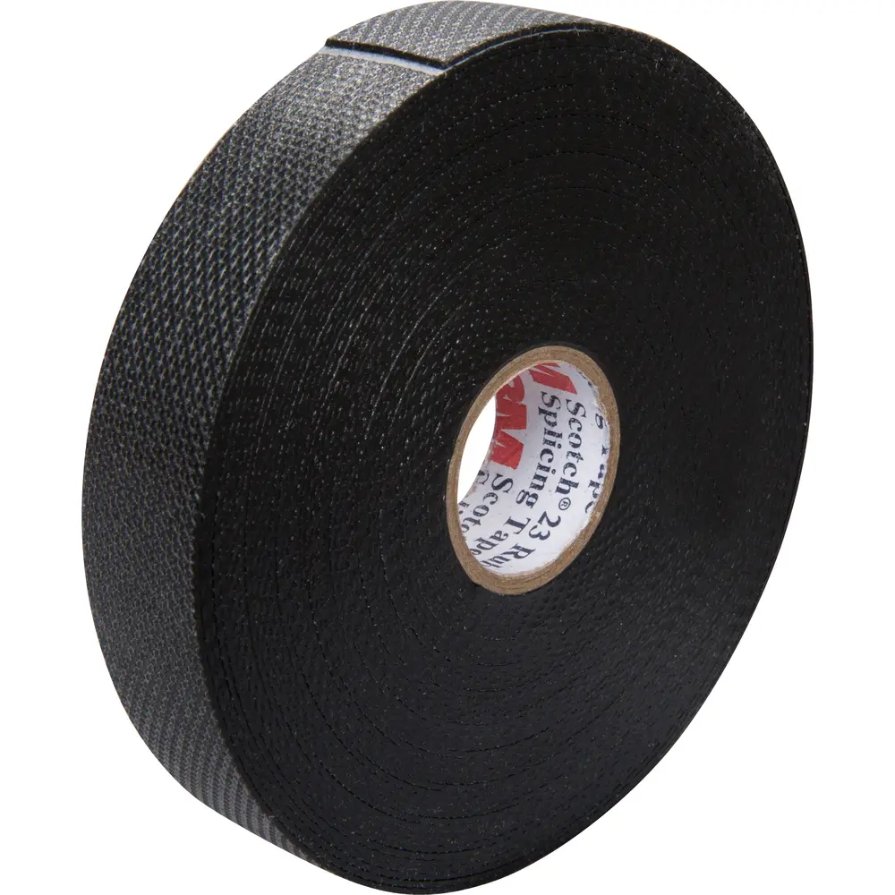 3/4" x 30' Scotch® Rubber Splicing Tape 23, Black