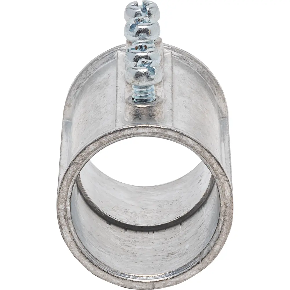 1-1/4" EMT Set Screw Coupling, Zinc Die Cast
