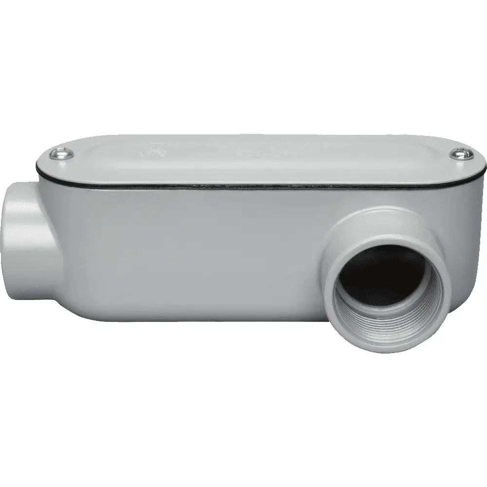 1-1/4 in. LL, Conduit w/ Cover & Gasket, Aluminum