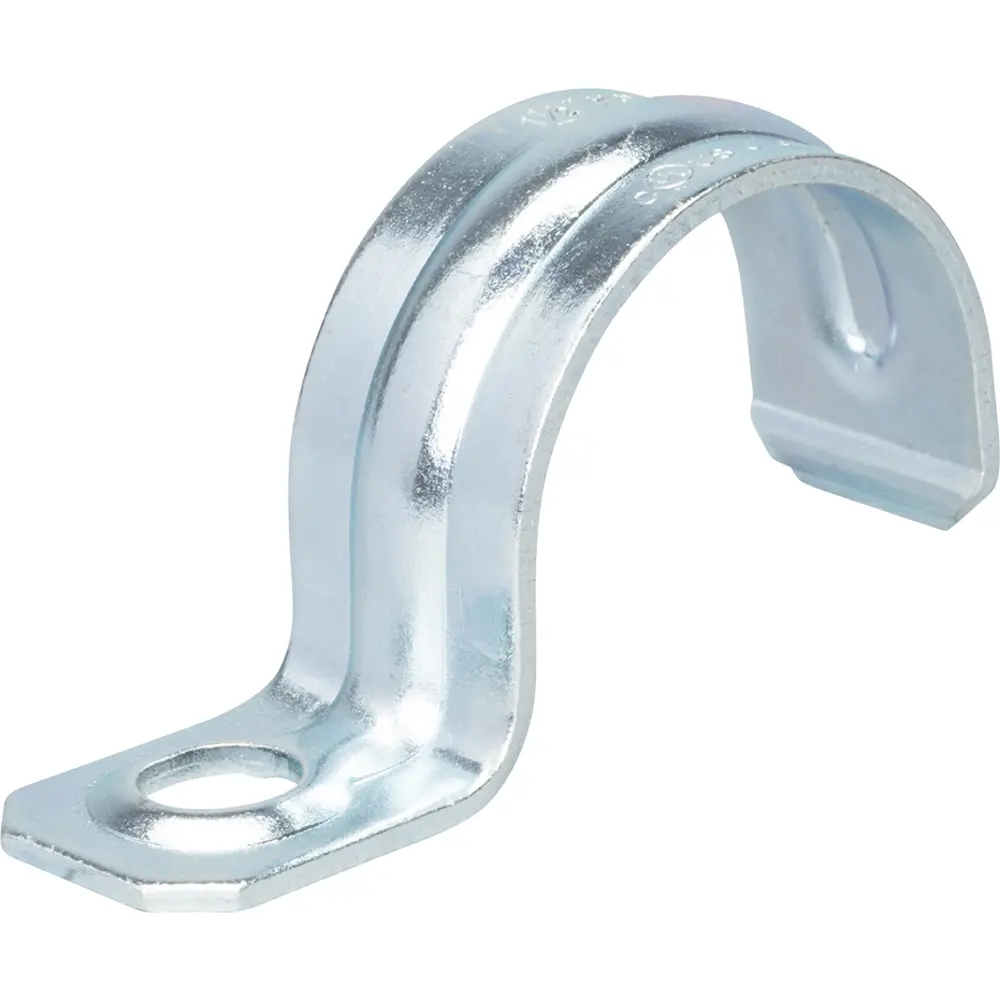 1-1/4 in. Rigid 1-Hole Strap, Steel