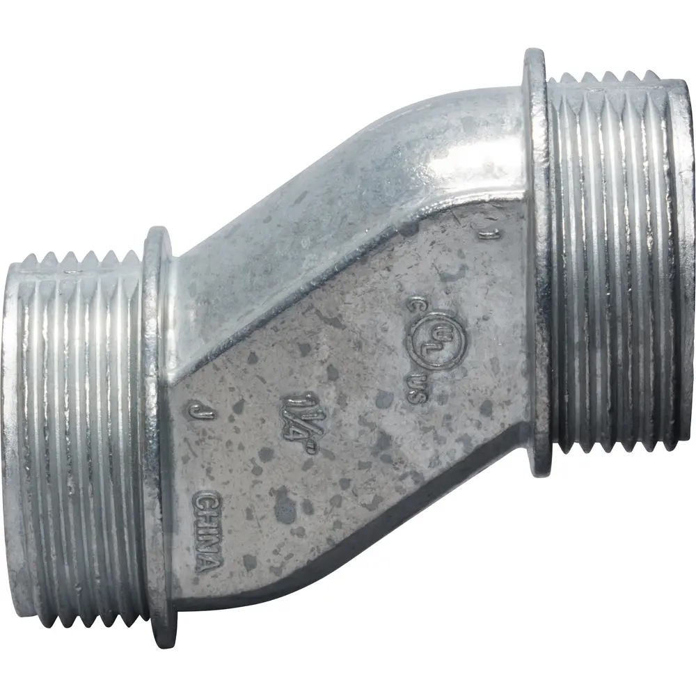 1-1/4" Offset Nipple, Die-Cast Zinc 3 1-1/4" Offset Nipple, Die-Cast Zinc
