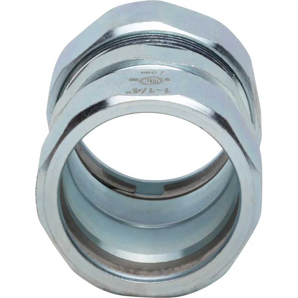 1-1/4" Rigid Compression Coupling, Steel