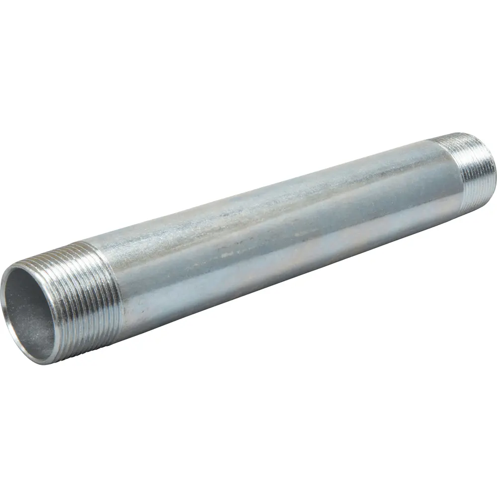 1-1/4" x 10" Rigid Nipple, Galvanized Steel