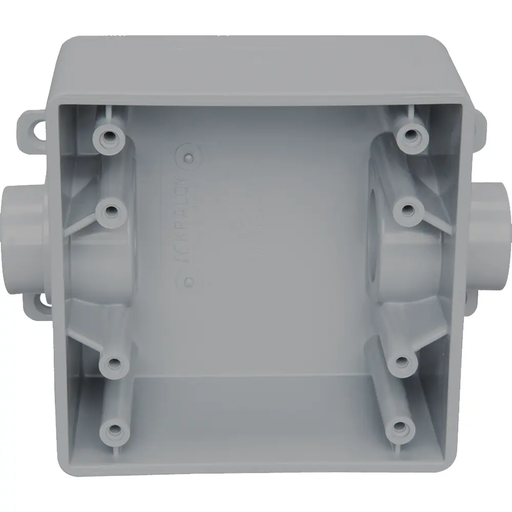 1/2" - 1" 2-Gang Weatherproof Deep Box