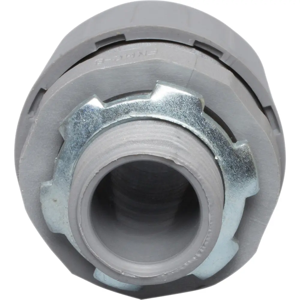 1/2" 2-Piece Straight Connector