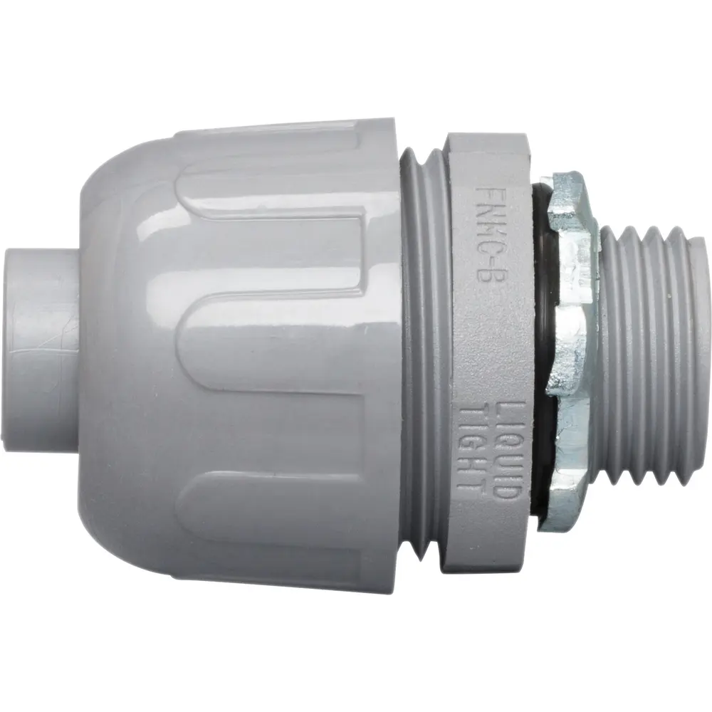 1/2" 2-Piece Straight Connector