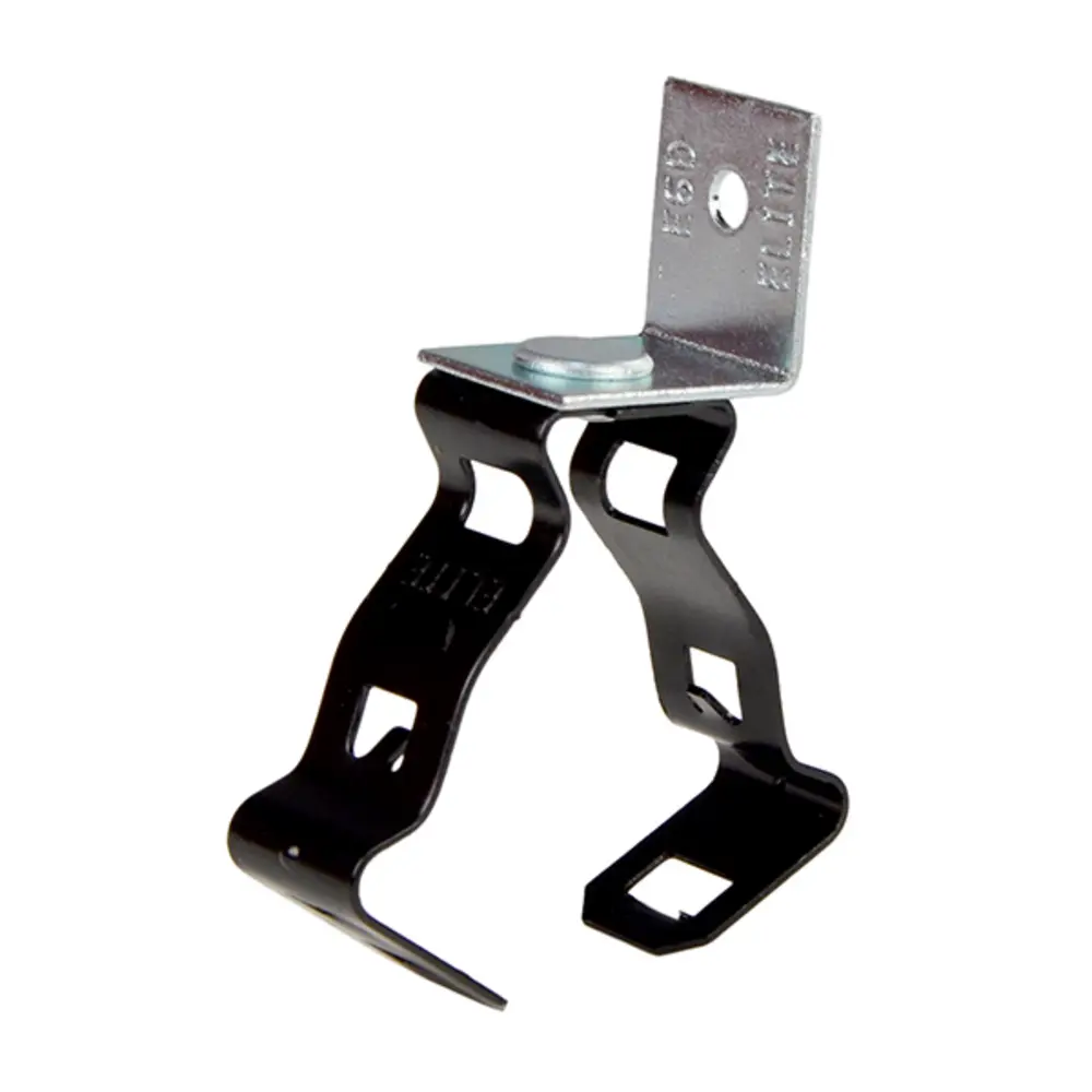 1/2 - 3/4" Conduit Clip w/ Angle Bracket, Riveted