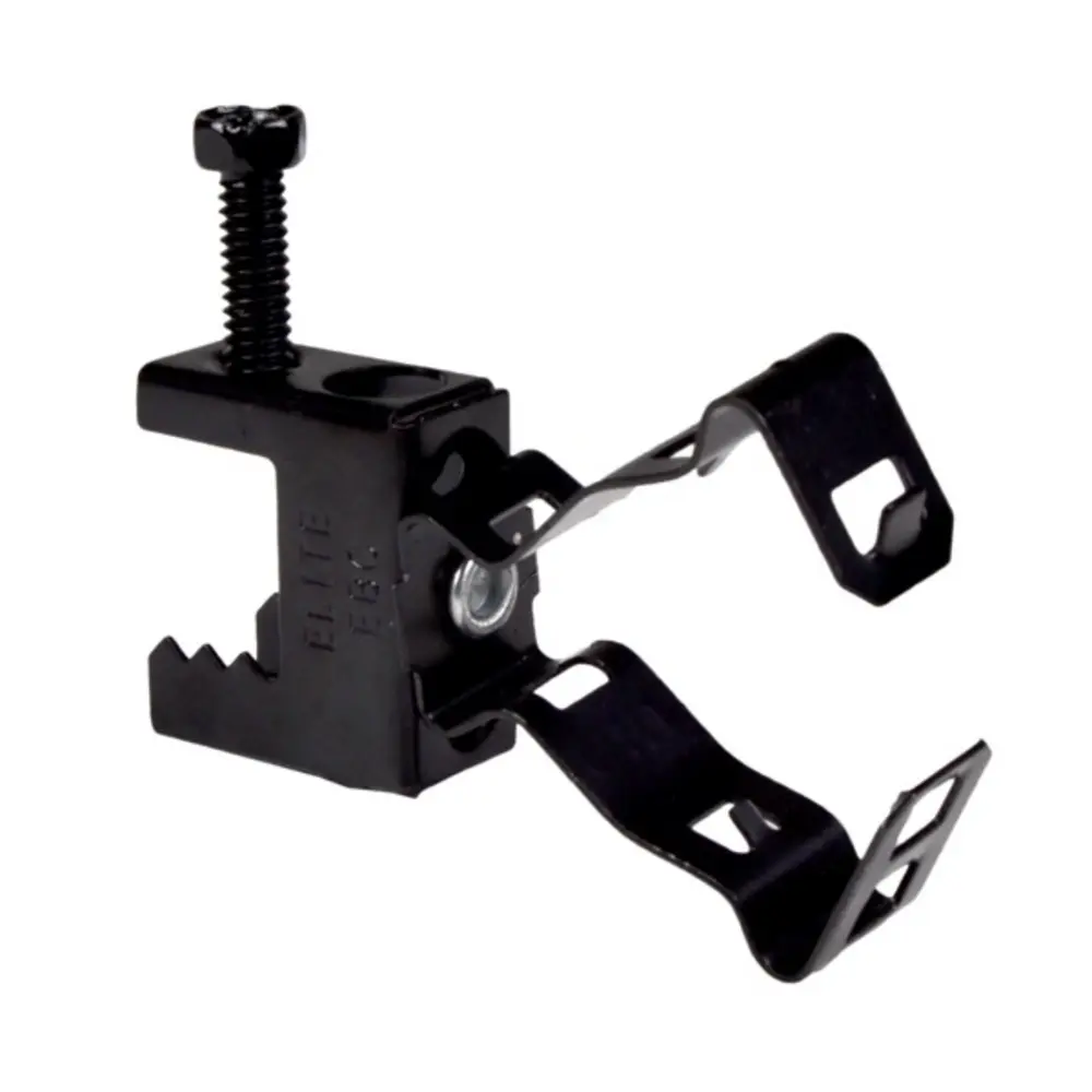 1/2 - 3/4" Conduit Clip w/ Beam Clamp, Riveted, Horizonal Mount