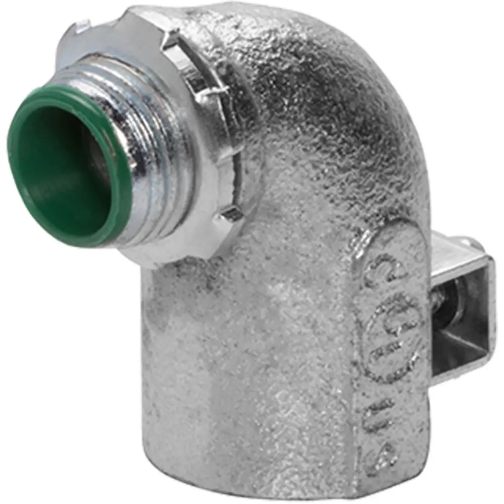 1/2" 90° Double Bite Saddle Connector w/ Insulated Throat