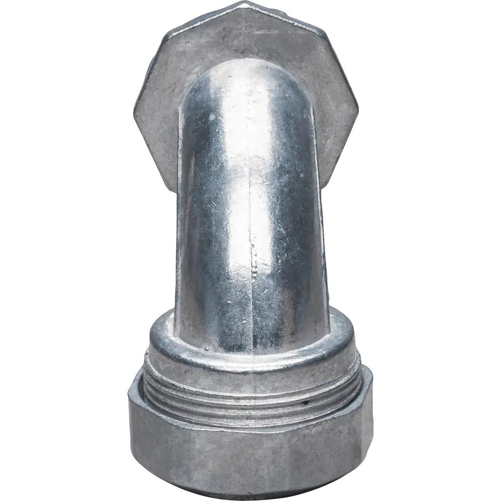 1/2" 90° Liquid-Tight Connector Insulated, Zinc Die Cast