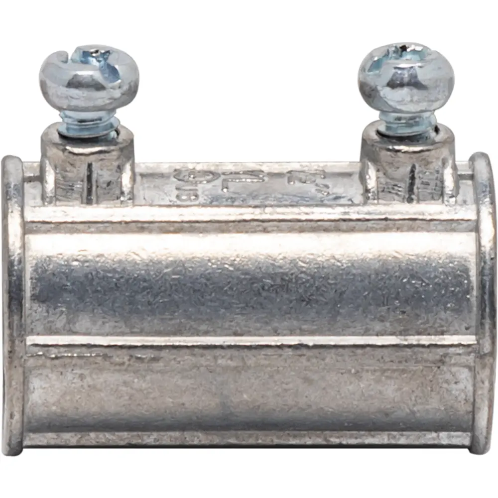 1/2" EMT Set Screw Coupling, Zinc Die Cast 3 1/2" EMT Set Screw Coupling, Zinc Die Cast