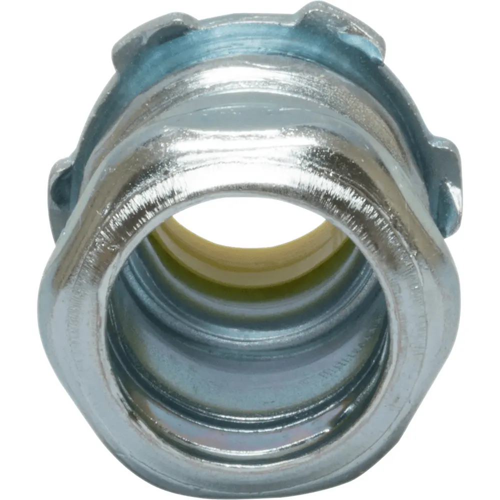 1/2" EMT Steel Compression Connector w/ Insulated Throat