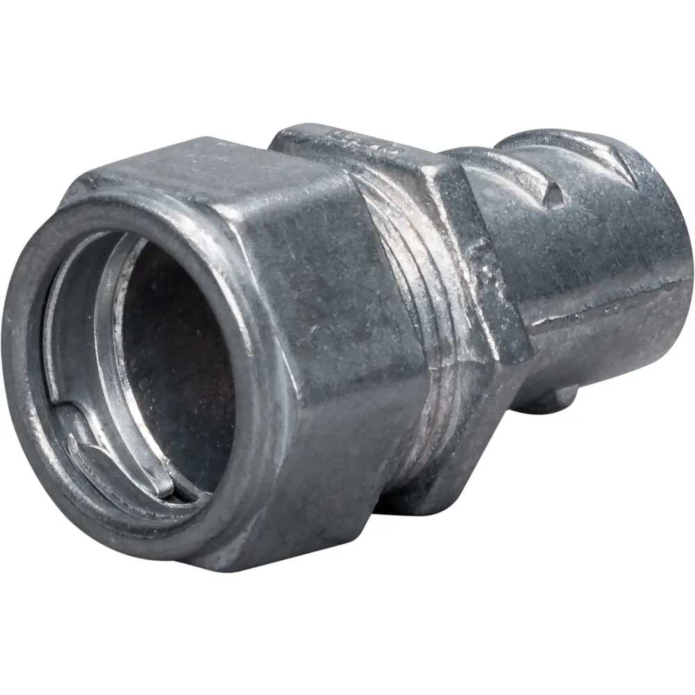1/2" EMT to Flex Compression/Screw-In Coupling
