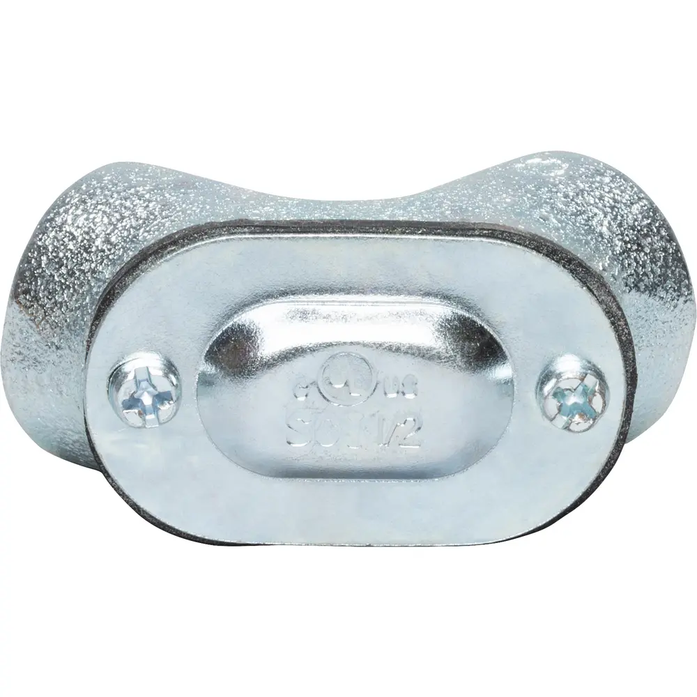 1/2 in. 90° Female - Female Rigid Pull Elbow, Malleable Iron
