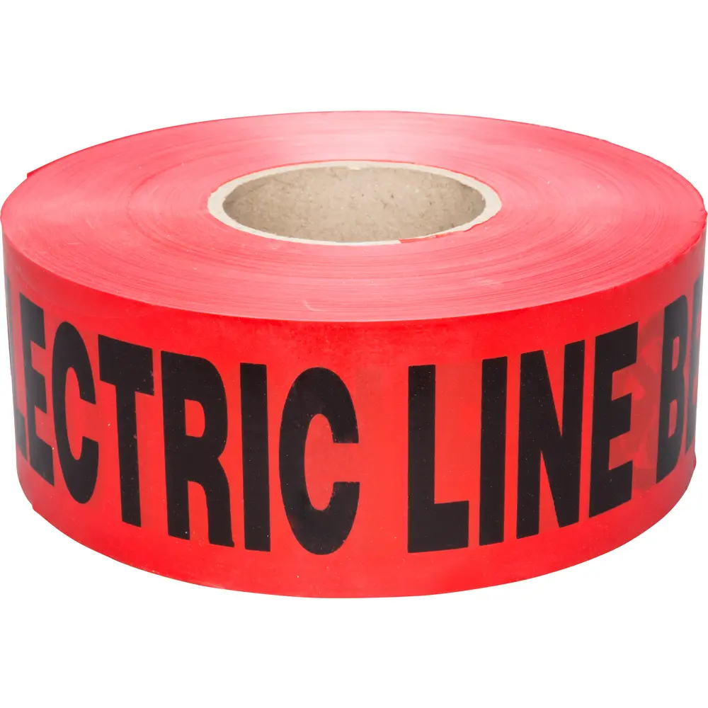 3" x 1000' Scotch® Buried Barricade Tape 302, Red