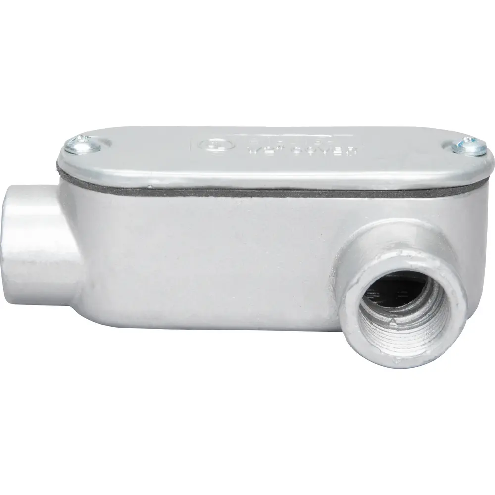 1/2 in. LL, Conduit w/ Cover & Gasket, Aluminum 3 1/2 in. LL, Conduit w/ Cover & Gasket, Aluminum