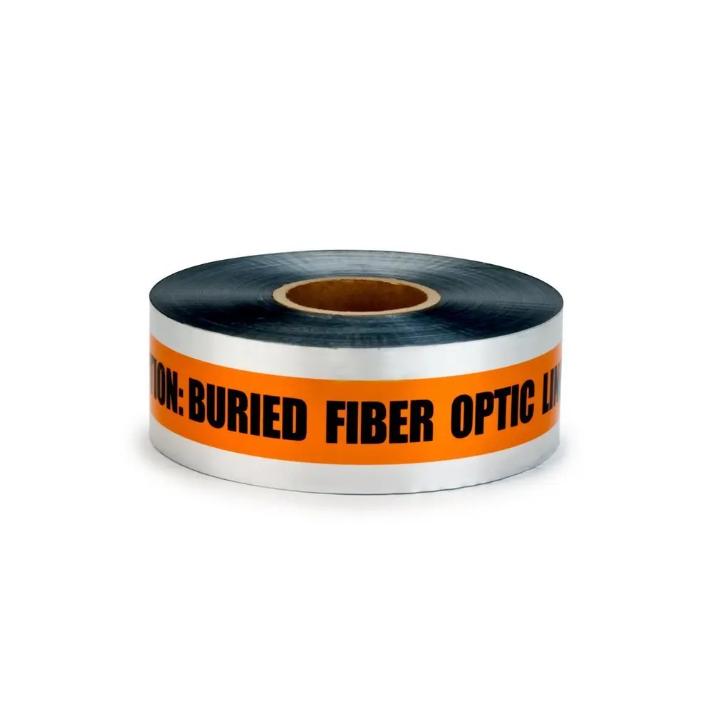 3" x 1000' Scotch® Detectable Buried Barricade Tape 407, Orange