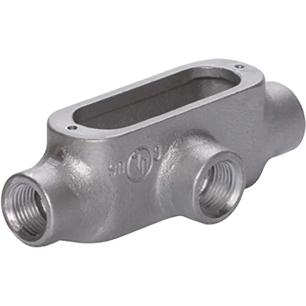 1/2 in. T, Conduit Body, Malleable Iron 3 1/2 in. T, Conduit Body, Malleable Iron