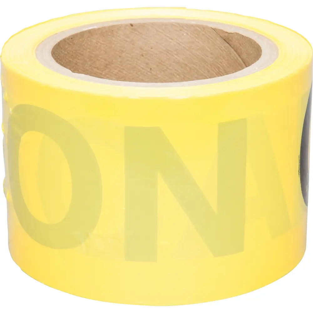 3" x 300' Scotch® Barricade Tape 301, CAUTION, Yellow