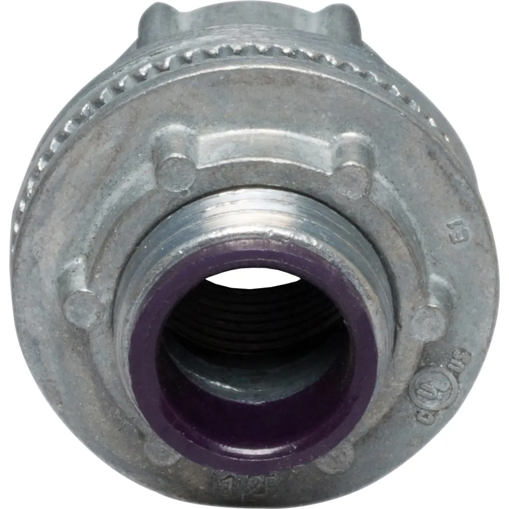 1/2 in. Watertight Hub, Die-Cast Zinc, Insulated 2 1/2 in. Watertight Hub, Die-Cast Zinc, Insulated