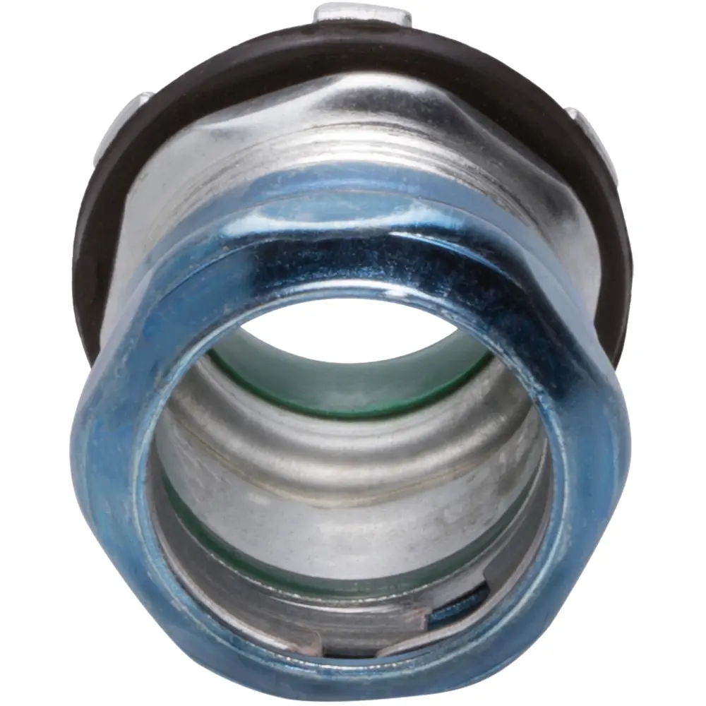 1/2" Steel Rain Tight Compression Connector With Insulated Throat