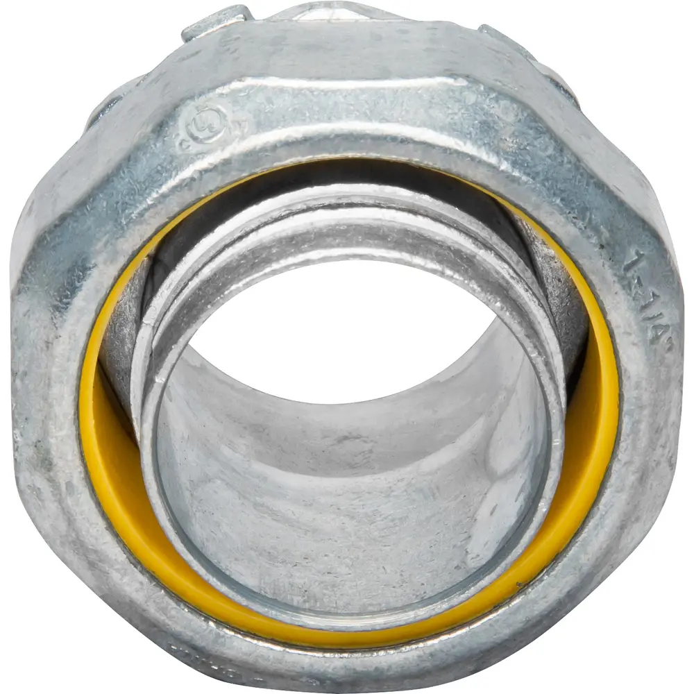 1/2" Steel-Zinc Liquid Tight Straight Fitting