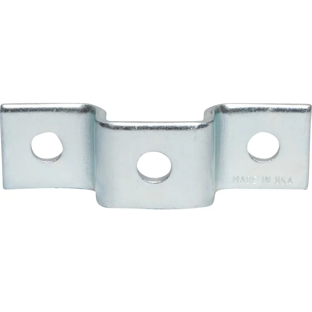 13/16" 3-Hole U-Fitting Cross, Electrogalvanized