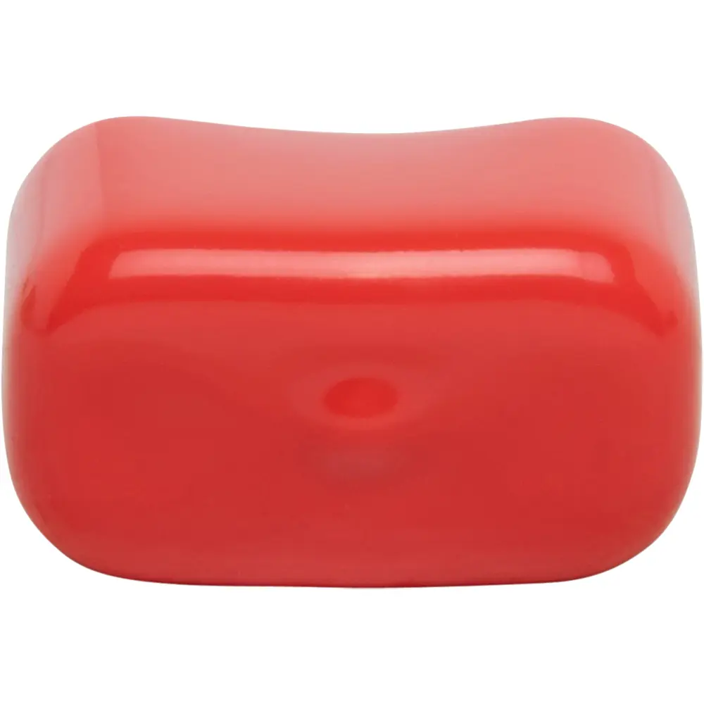 13/16" PVC End Cap, Plastic, Red