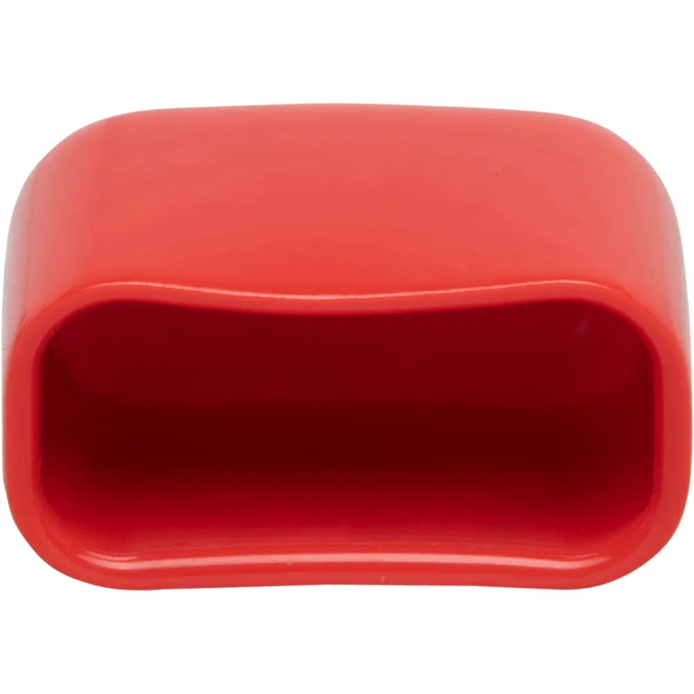 13/16" PVC End Cap, Plastic, Red