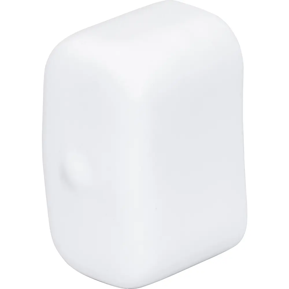13/16" PVC End Cap, Plastic, White