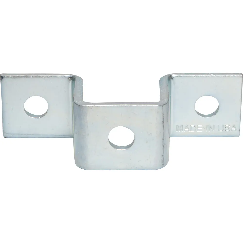 1-5/8" 5-Hole U-Fitting Cross, Electrogalvanized