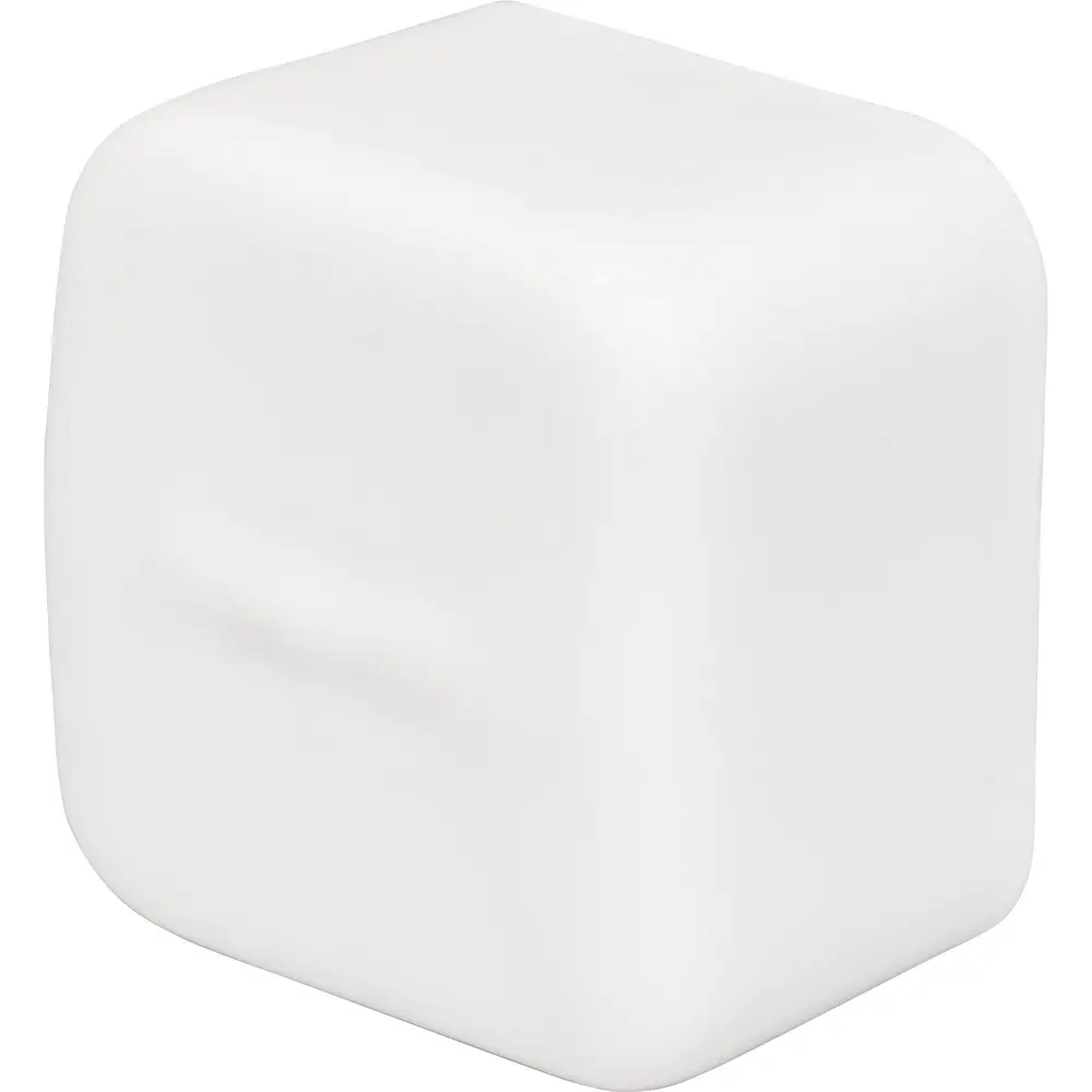 1-5/8" PVC End Cap, Plastic, White