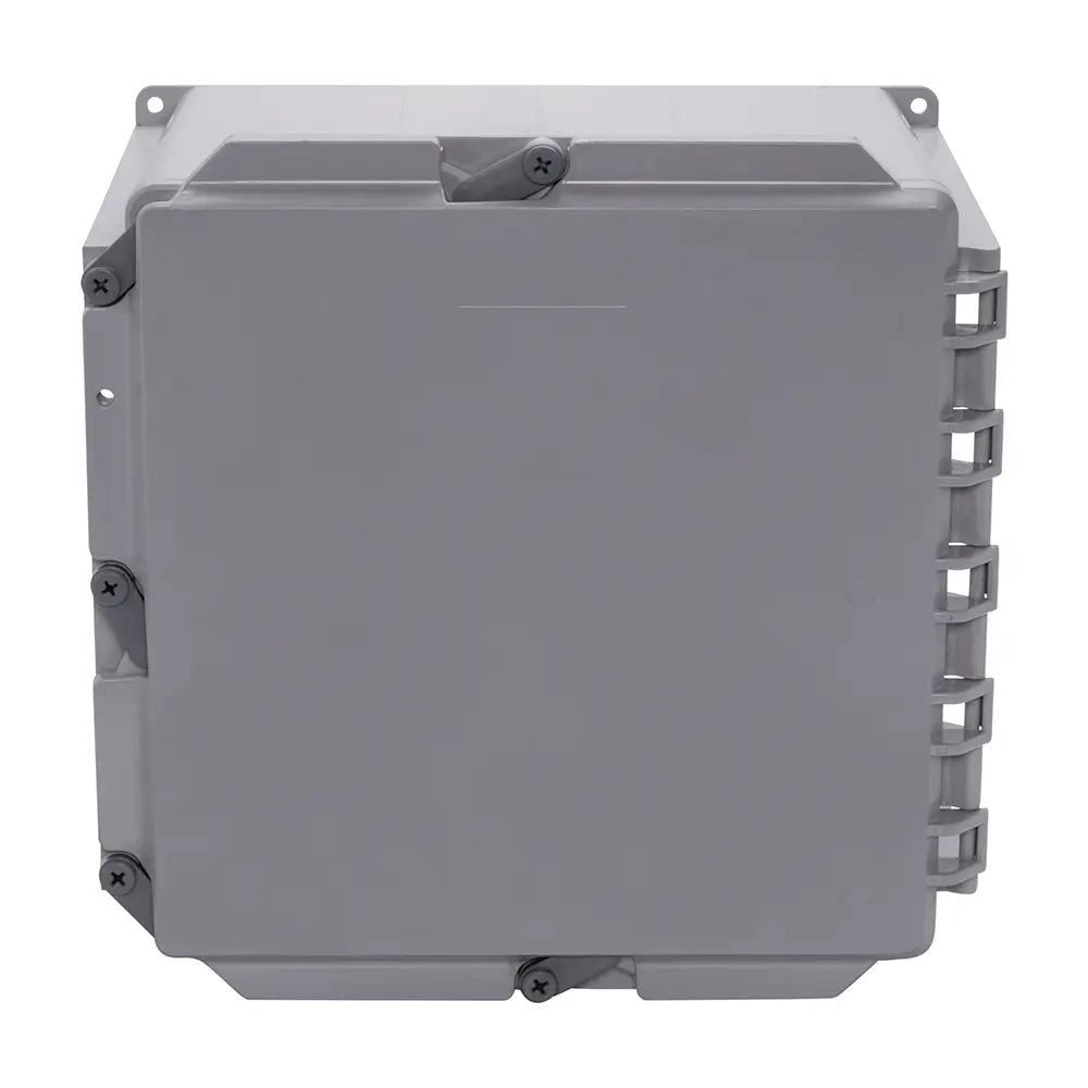 16" x 16" x 10" Hinged Junction Box, Gray 2 16" x 16" x 10" Hinged Junction Box, Gray