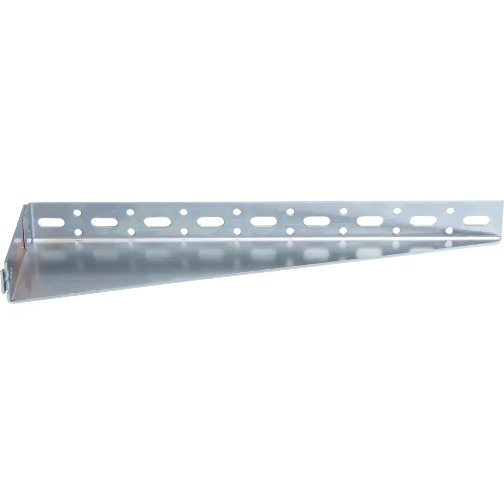 18" Shelf Bracket, Slotted, Right, Electrogalvanized 2 18" Shelf Bracket, Slotted, Right, Electrogalvanized