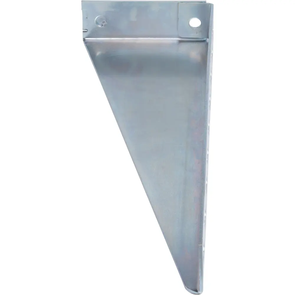 18" Shelf Bracket, Slotted, Right, Electrogalvanized 3 18" Shelf Bracket, Slotted, Right, Electrogalvanized