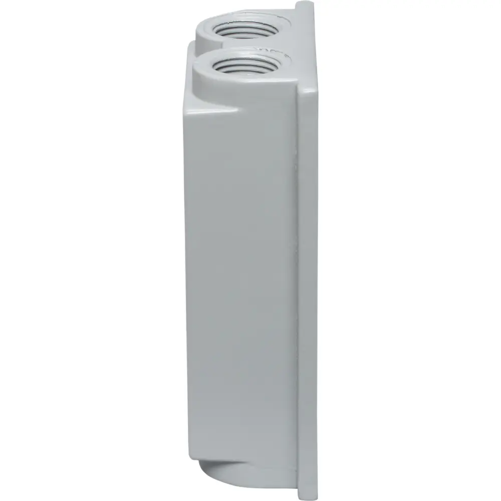 1-9/16" Deep Single-Gang Weatherproof Extension Box (4) 1/2" Hole, Gray 3 1-9/16" Deep Single-Gang Weatherproof Extension Box (4) 1/2" Hole, Gray