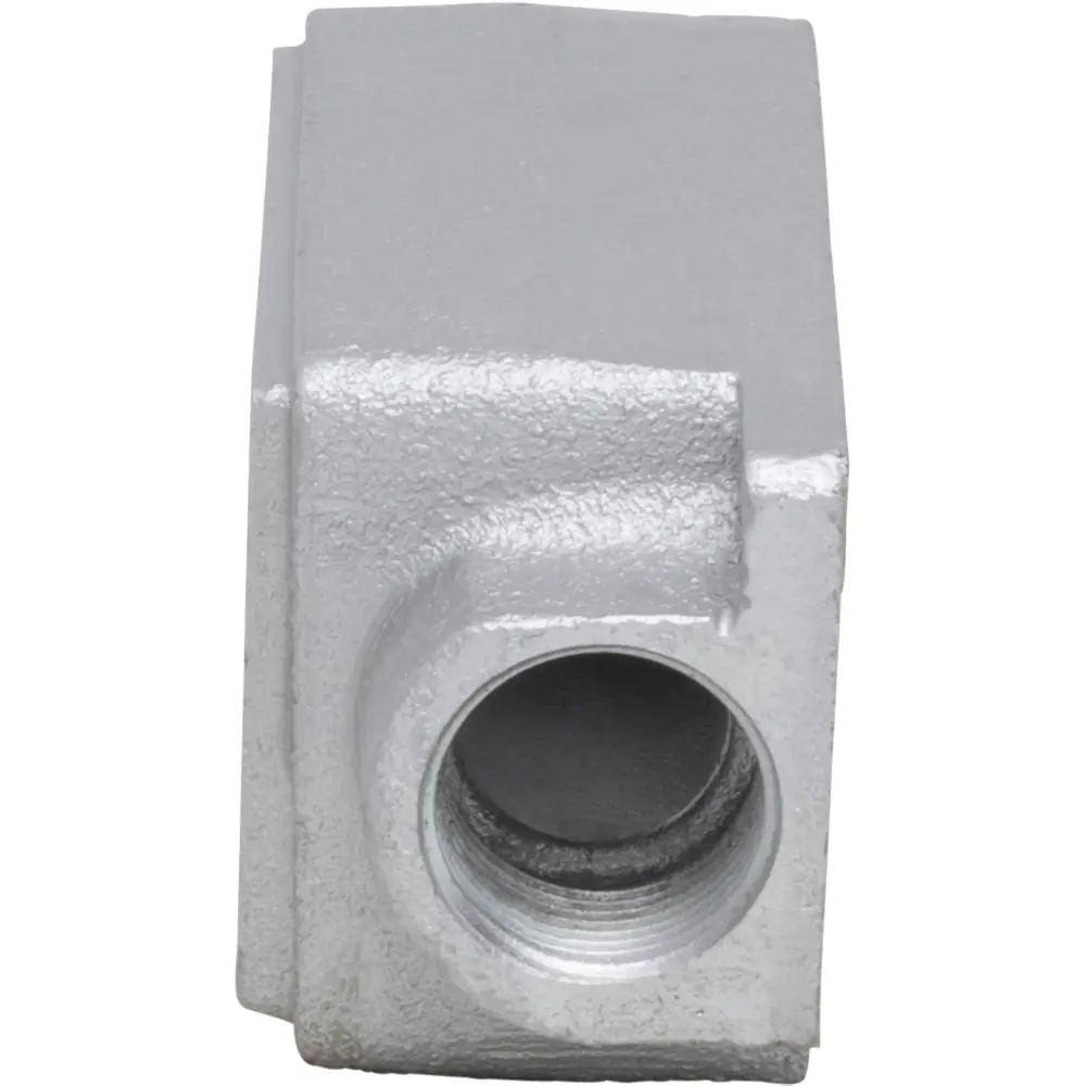 1" Dual Hub Cast Device Box, Malleable Iron