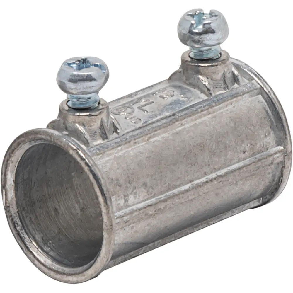 1" EMT Set Screw Coupling, Zinc Die Cast